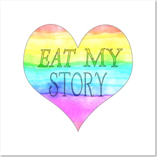 Eat my story Posters and Art